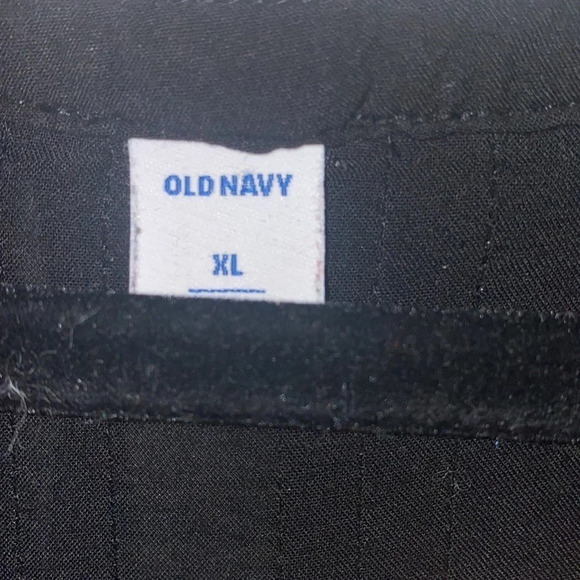 Old navy black VNeck  blouse Sz XL - Picture 4 of 9